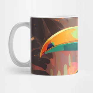 Toucan Animal Portrait Painting Wildlife Outdoors Adventure Mug